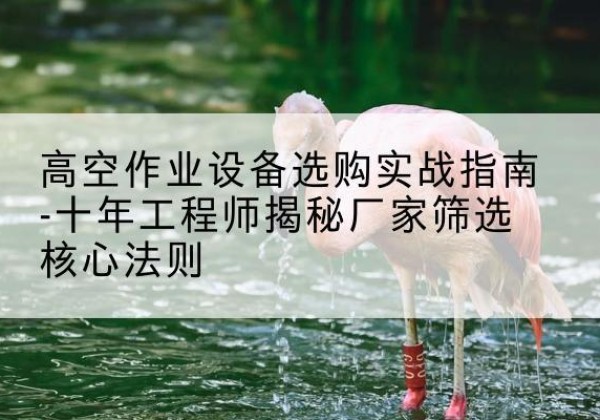 集安剪叉式升降机厂家-高空作业设备选购实战指南-十年工程师揭秘厂家筛选核心法则